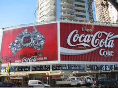 Coca Cola sign, Kings Cross image