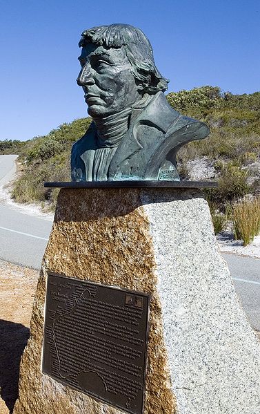 Nicolas Baudin statue, Albany, WA (image)