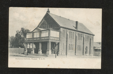 Mudgee Mechanics Institute, 1906 (image)