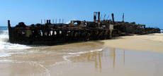 Maheno wreck, Fraser Island (image)