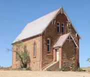 Abandonned church in Silverton, NSW image