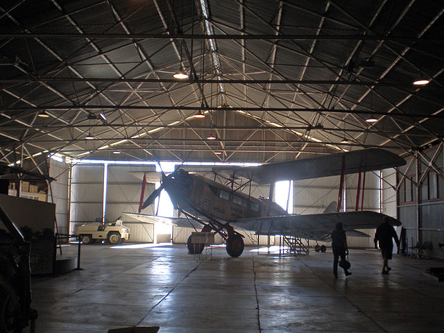 Qantas Hanger, Longreach Queensland (image)