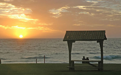 Perth, Western Australia, beach sunset image